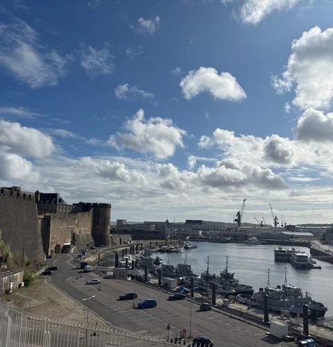 Brest military port and naval base