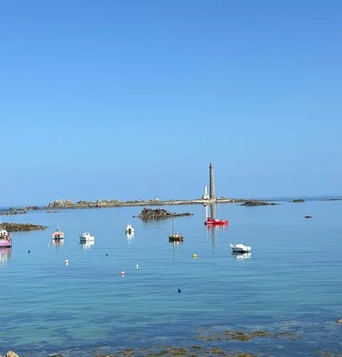 Scenic Brittany coastline