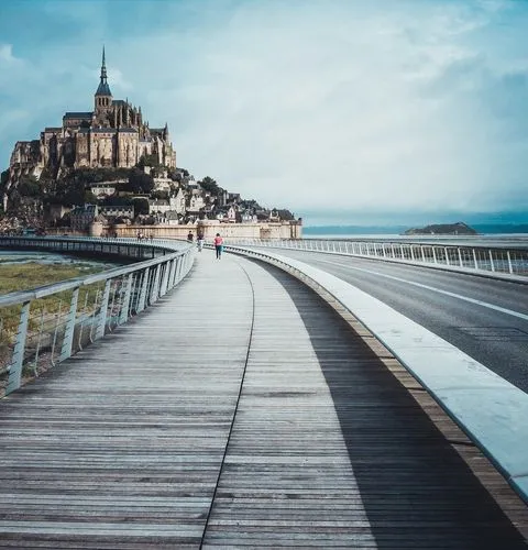 Mont Saint-Michel island abbey