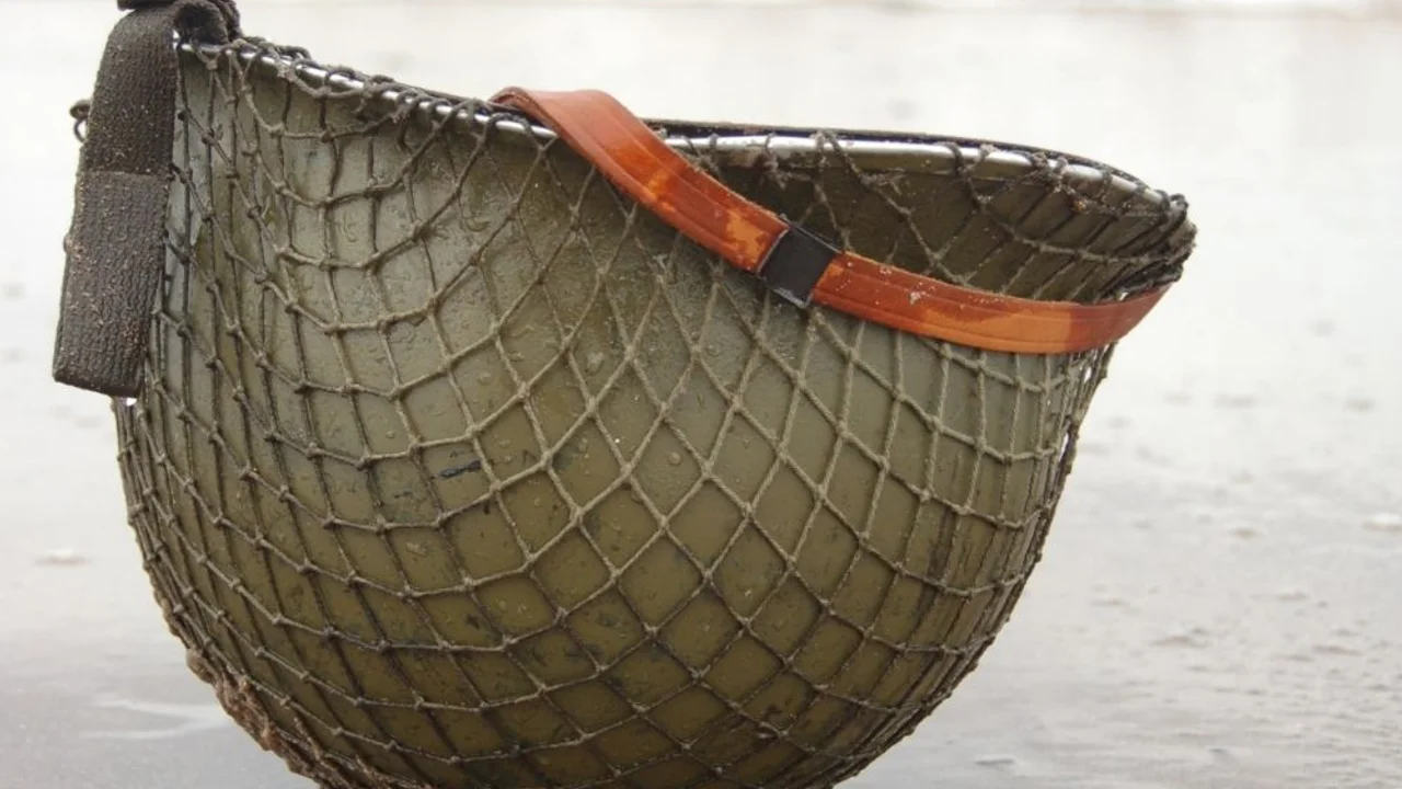 Helmet on Normandy Beach